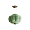 Vintage Glass Ceiling Light – Elegant Semi-Flush Lighting
