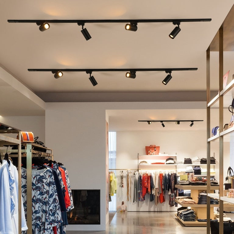 Nordic Adjustable Iron Ceiling Track Light – Elegant Lighting for Contemporary Interiors