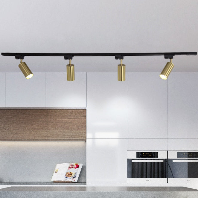 Nordic Adjustable Iron Ceiling Track Light – Elegant Lighting for Contemporary Interiors