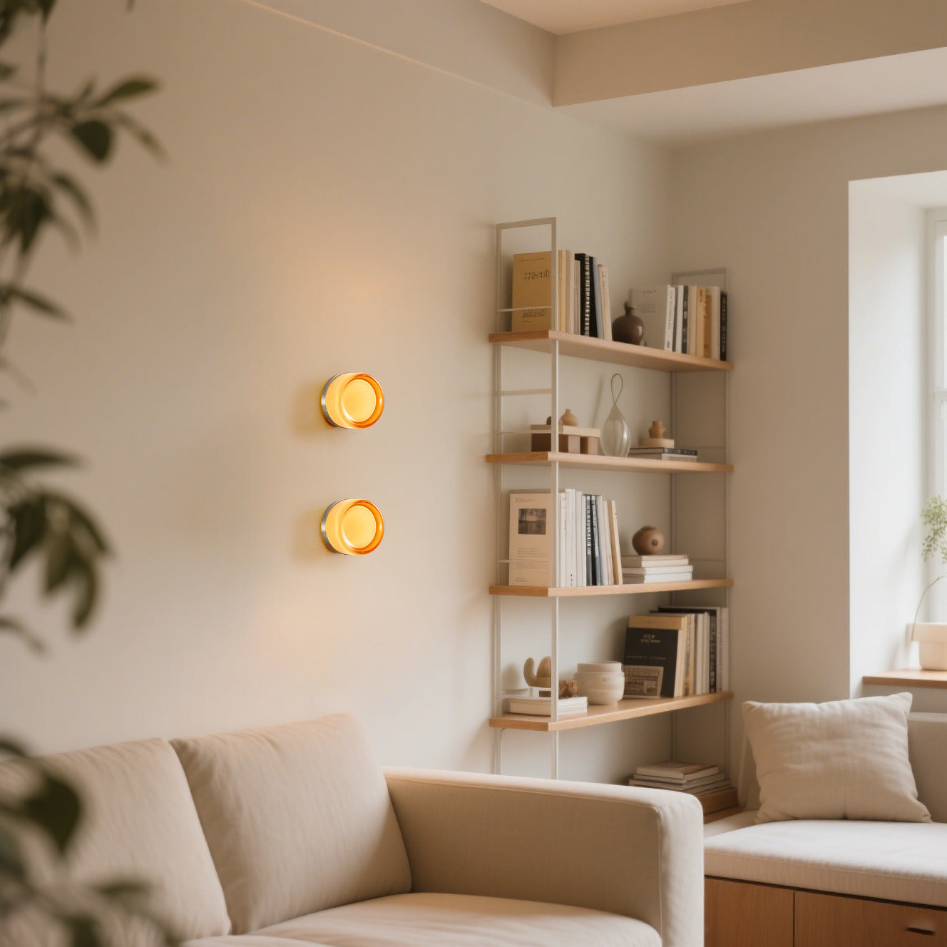 Modern Dimple Flush Lamp for Wall