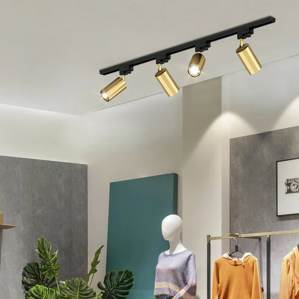 Nordic Adjustable Iron Ceiling Track Light – Elegant Lighting for Contemporary Interiors