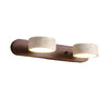Yellow Travertine Bathroom Wall Light with Adjustable Rotating Head