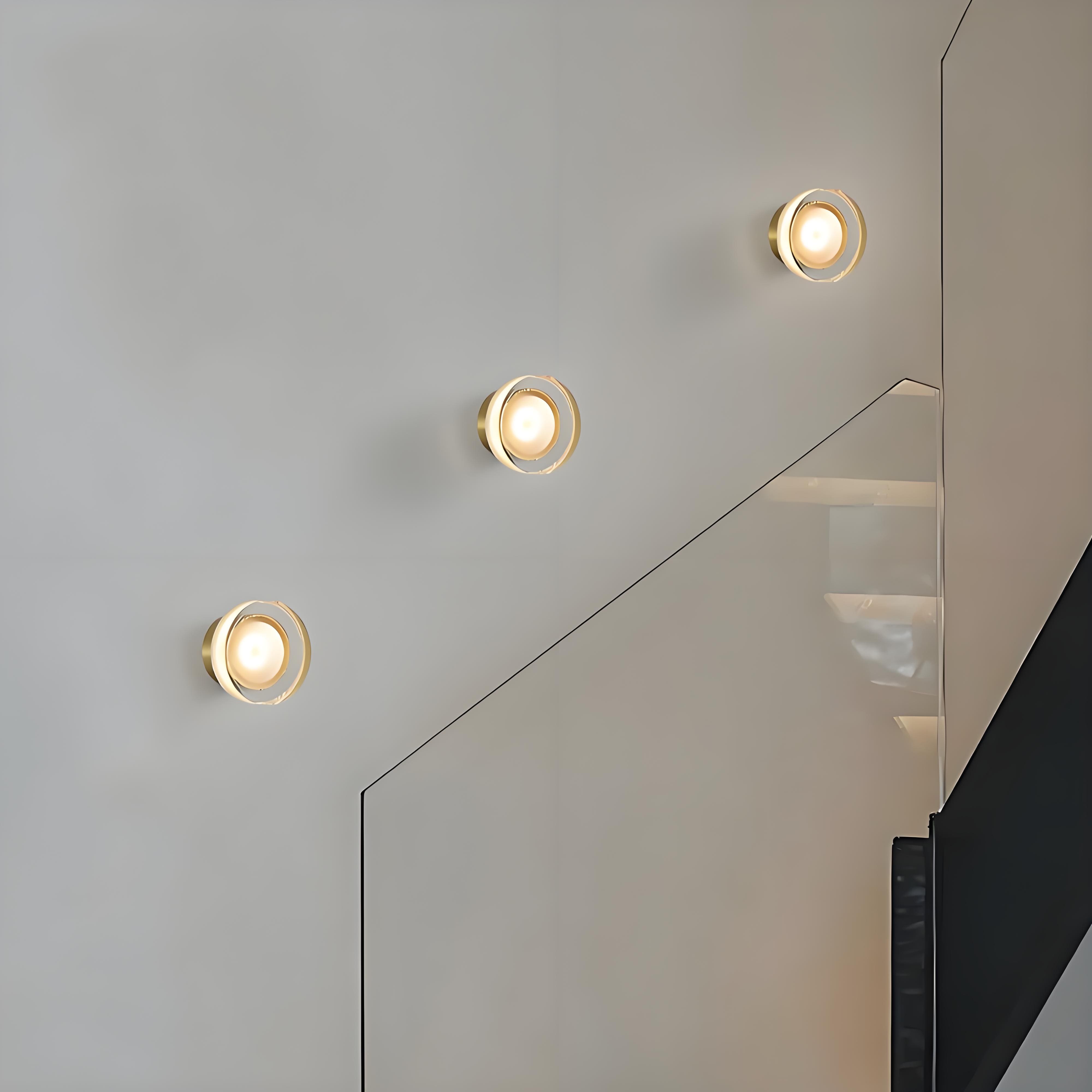 Applique murale LED Roc au design simple et moderne pour couloir