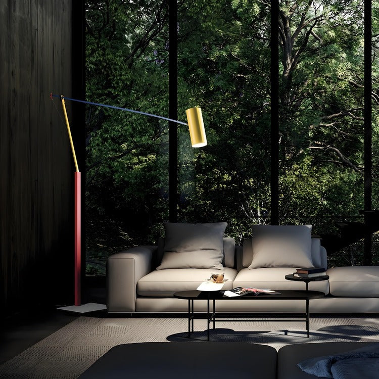Verstelbare staande lamp van Ettorino voor woonkamers, thuiskantoren en slaapkamers
