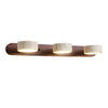 Yellow Travertine Bathroom Wall Light with Adjustable Rotating Head