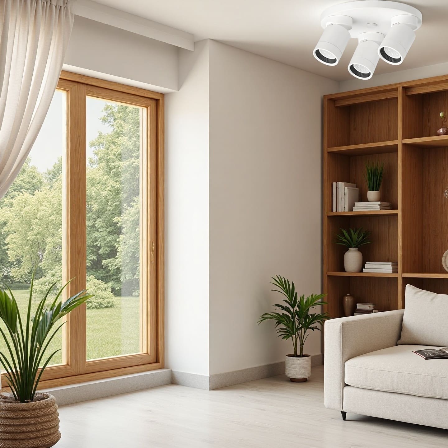 Modern Minimalist Versatile Ajustable Ceiling Spotlight for Living Room