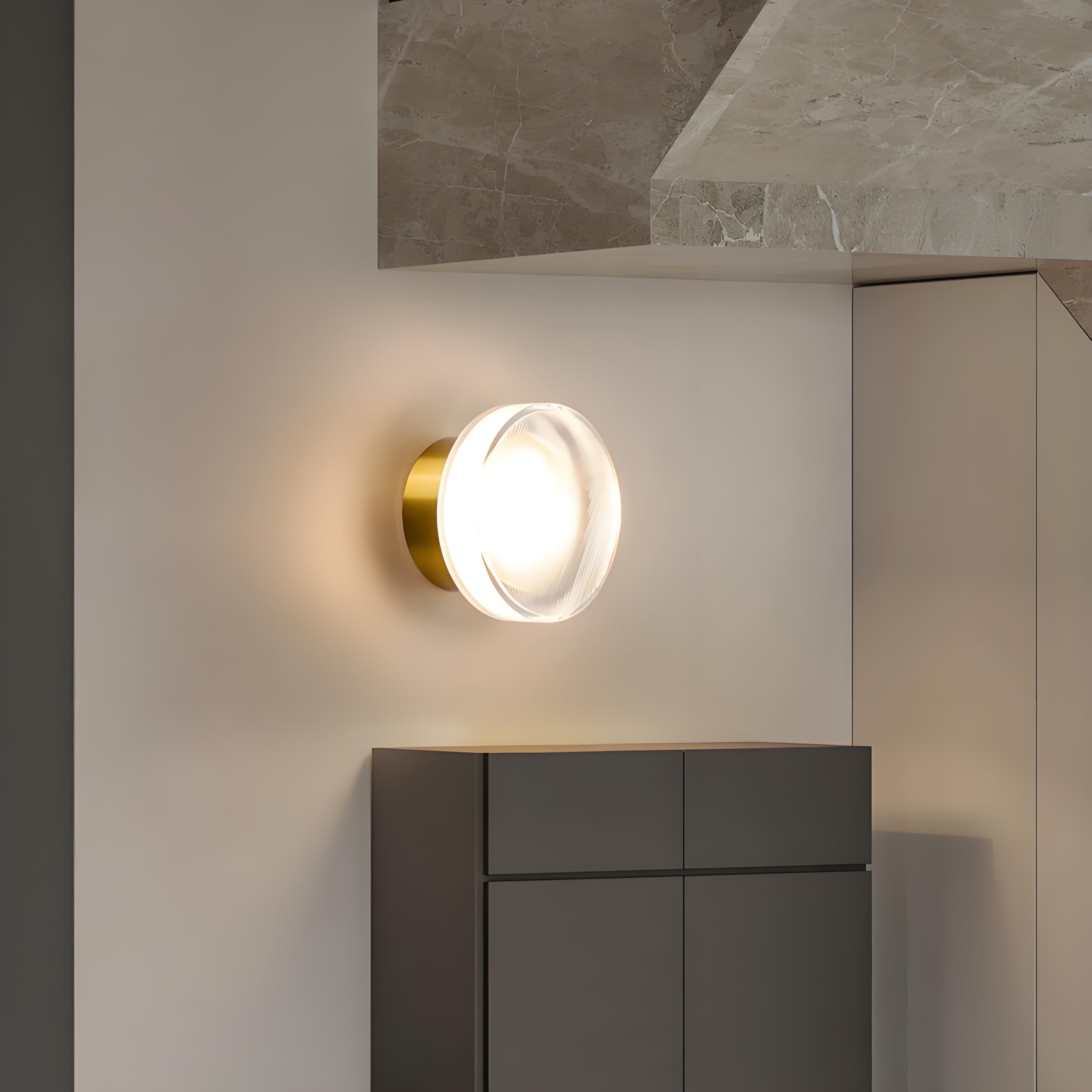 Applique murale LED Roc au design simple et moderne pour couloir
