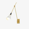 Modern Magari Rocker Arm Wall Lamp – Minimalist Glow for Bedroom or Hallway