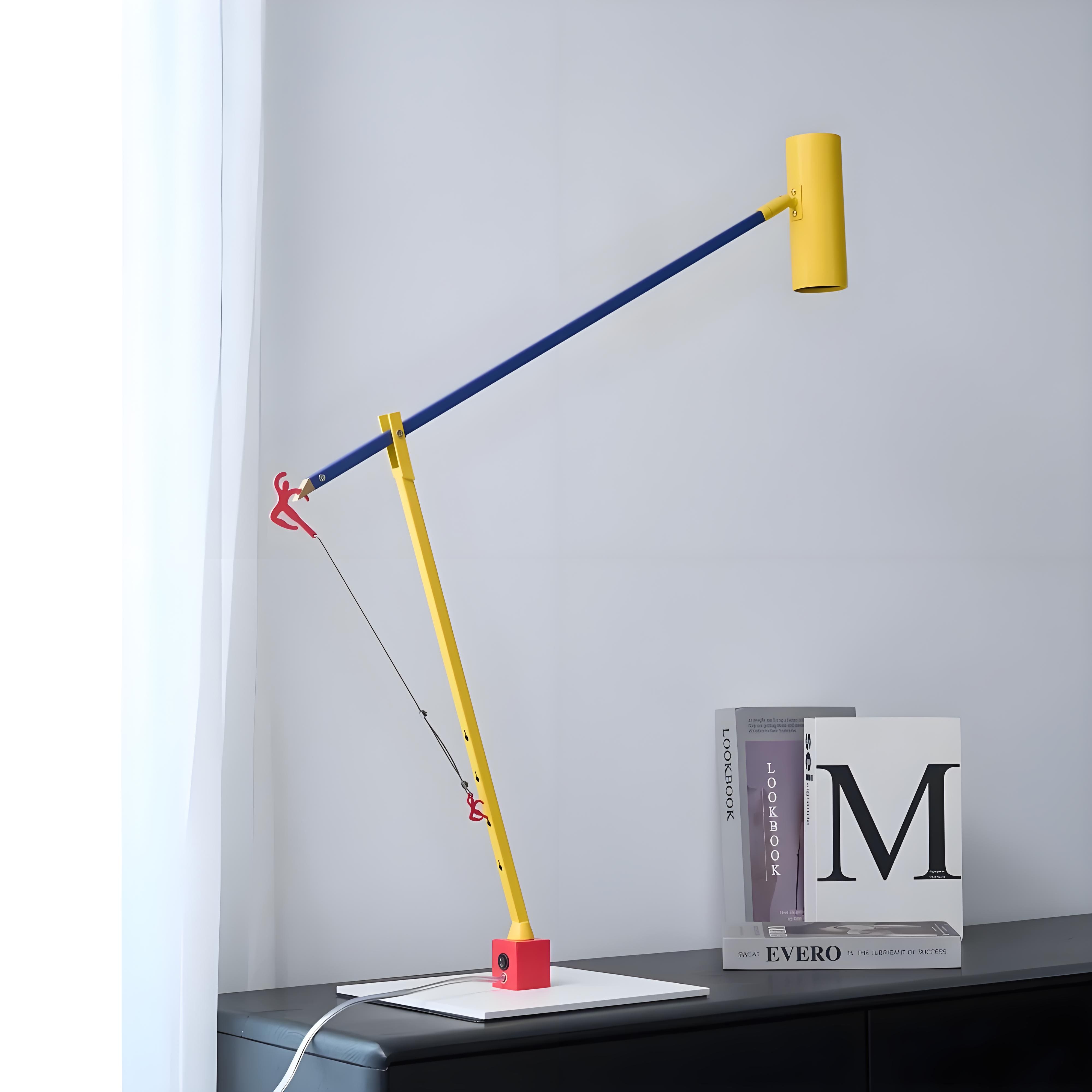 Lampe de table réglable Ettorino pour chambre, salon et bureau