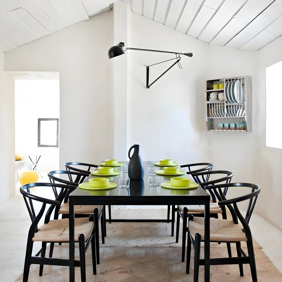 265 Adjustable Metal Long Arm Wall Lamp for Living Room