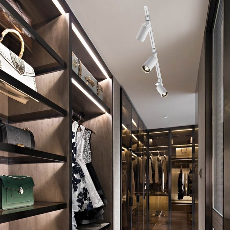 Nordic Adjustable Iron Ceiling Track Light – Elegant Lighting for Contemporary Interiors