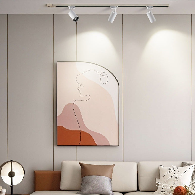 Nordic Adjustable Iron Ceiling Track Light – Elegant Lighting for Contemporary Interiors