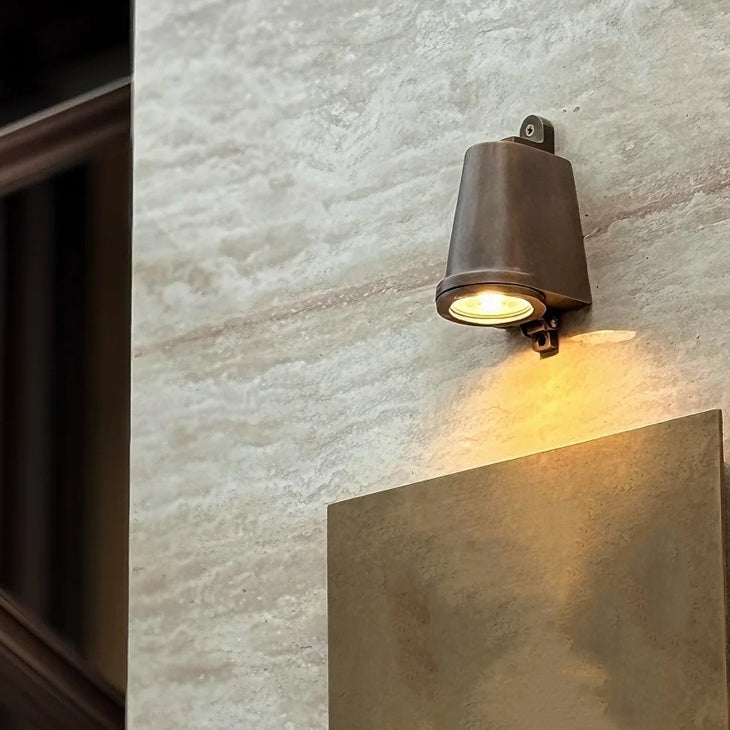 Bluebell Aluminum Vintage Outdoor Wall Light – Rainproof for Patio & Garden