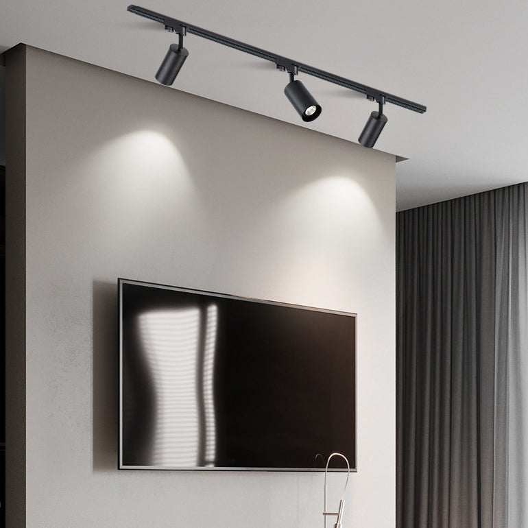 Nordic Adjustable Iron Ceiling Track Light – Elegant Lighting for Contemporary Interiors