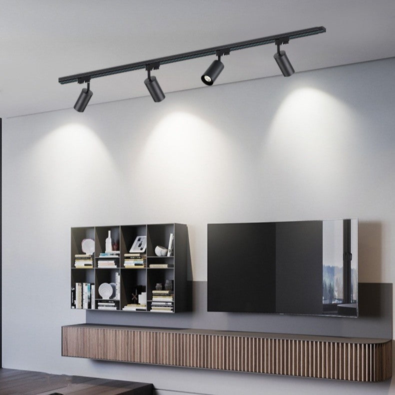 Nordic Adjustable Iron Ceiling Track Light – Elegant Lighting for Contemporary Interiors