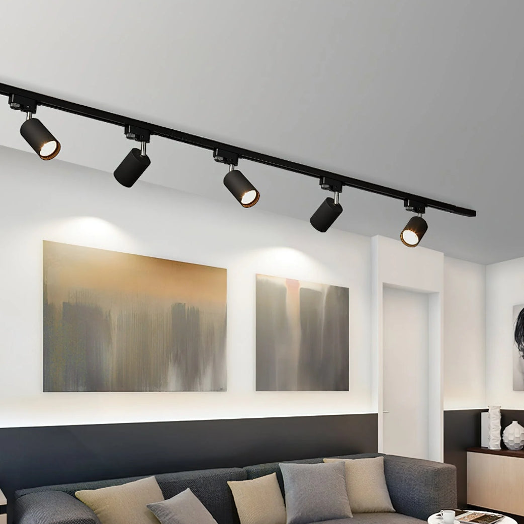Nordic Adjustable Iron Ceiling Track Light – Elegant Lighting for Contemporary Interiors