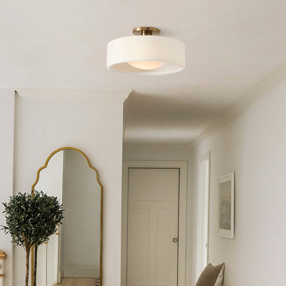 Elegant Porcelain Ceiling Lamp