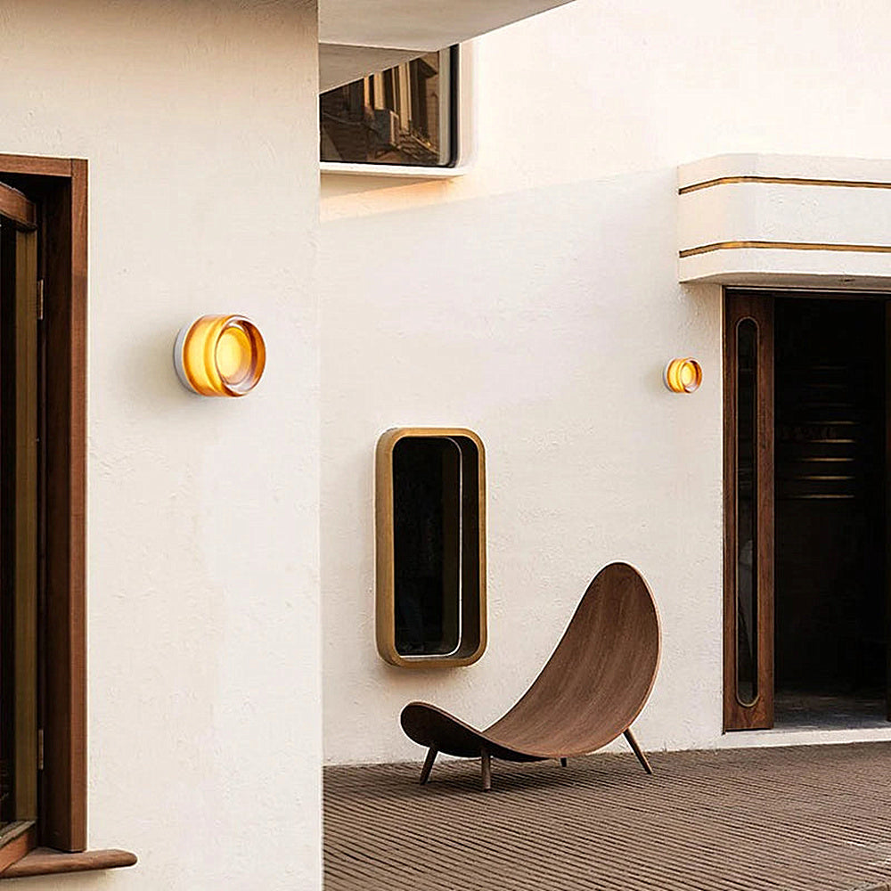 Modern Dimple Flush Lamp for Wall