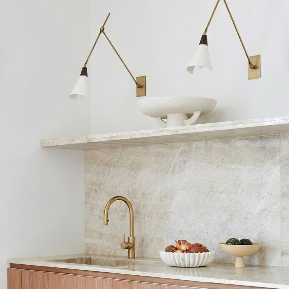 Richtbare wandlamp - Matzwarte hallamp