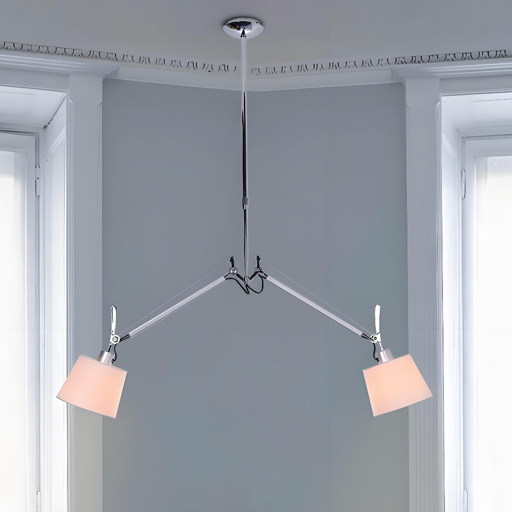 Modern Swing-Arm Pendant Light – Creative Adjustable Lighting for Restaurants & Homes