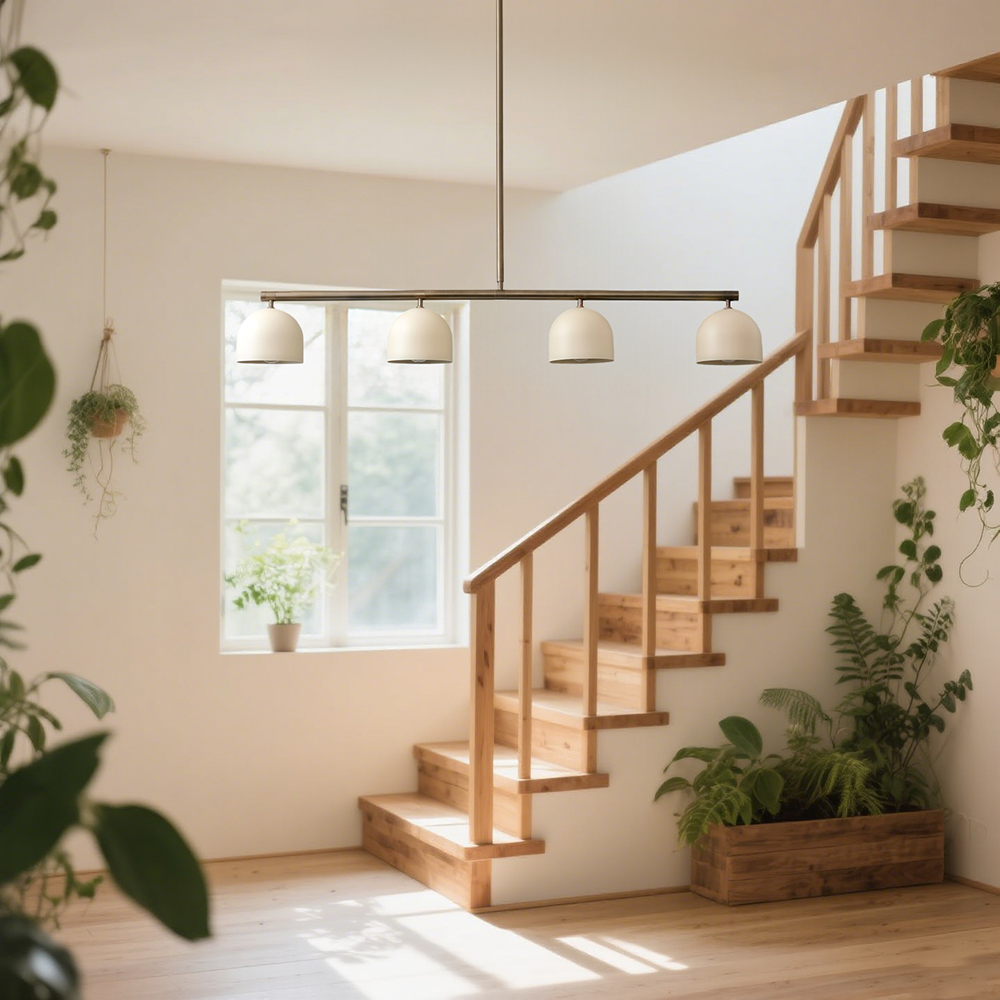 Lustre en laiton modèle n° 7998 – Style scandinave moderne pour salon et salle à manger