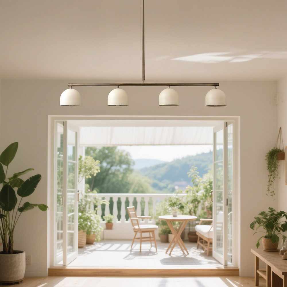 Kroonluchter van messing model nr. 7998 - Moderne Scandinavische stijl voor woonkamer en eetkamer