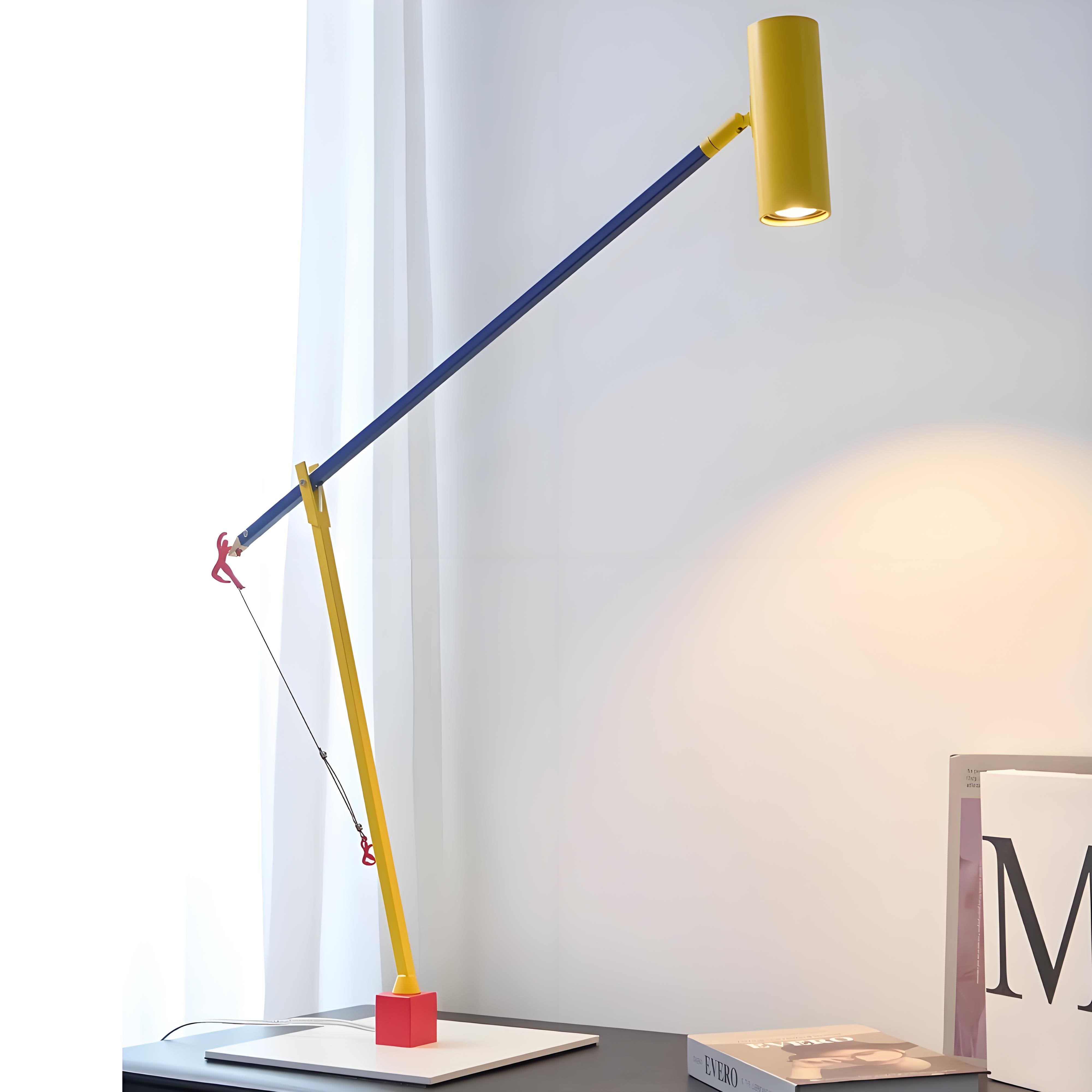 Lampe de table réglable Ettorino pour chambre, salon et bureau