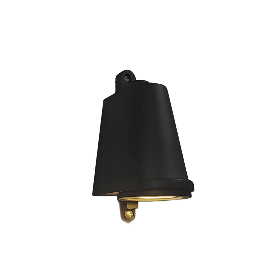 Orr Industrial Metal Bell-Shaped Outdoor Wall Lamp – Modern Lighting for Garden, Terrace, and Balcony