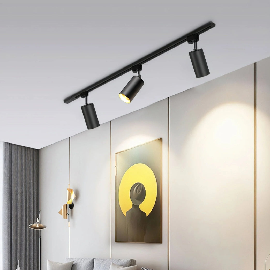 Nordic Adjustable Iron Ceiling Track Light – Elegant Lighting for Contemporary Interiors