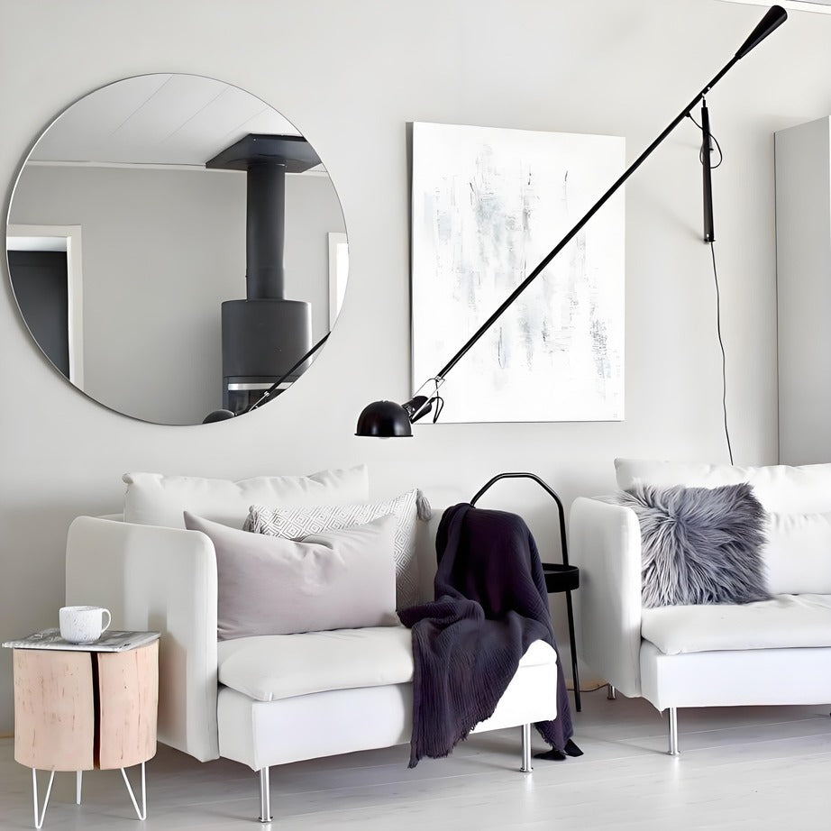 265 Adjustable Metal Long Arm Wall Lamp for Living Room