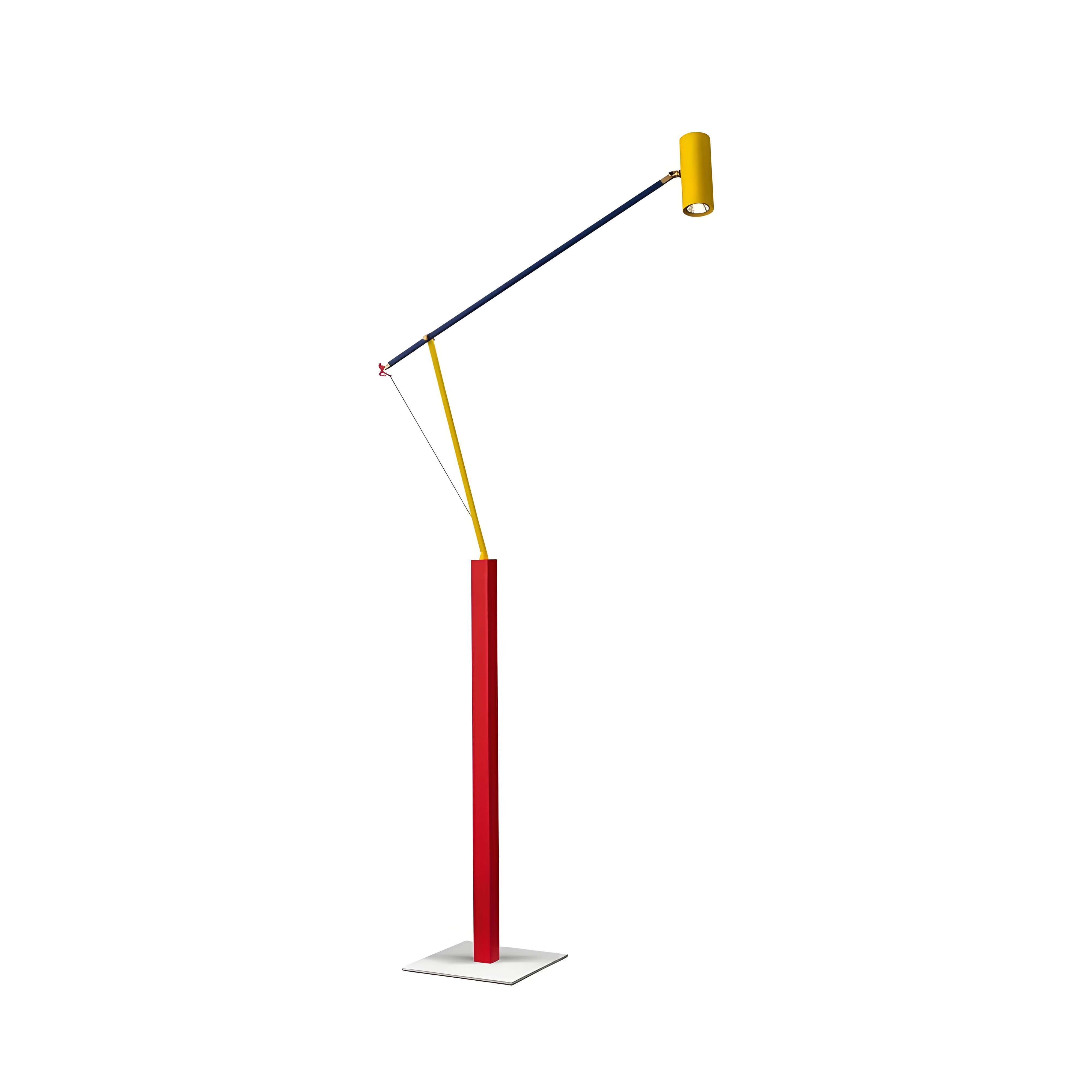 Ettorino Adjustable Floor Lamp for Living Rooms, Home Offices, and Bedrooms